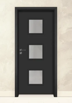 Интериорна врата Gradde Bergedorf Антрацит Мат