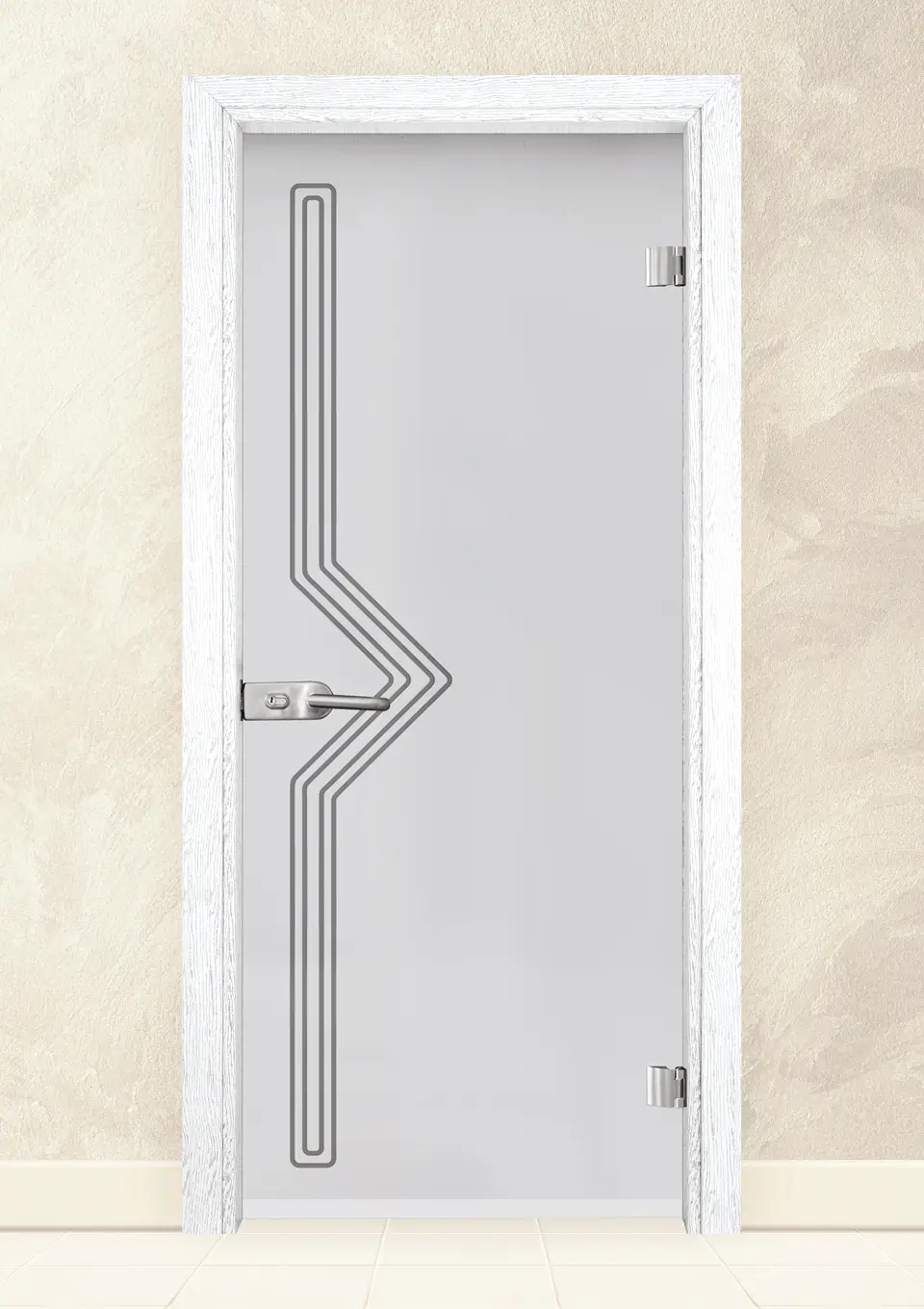 Стъклена врата Gama Sand G 13-9 Бреза